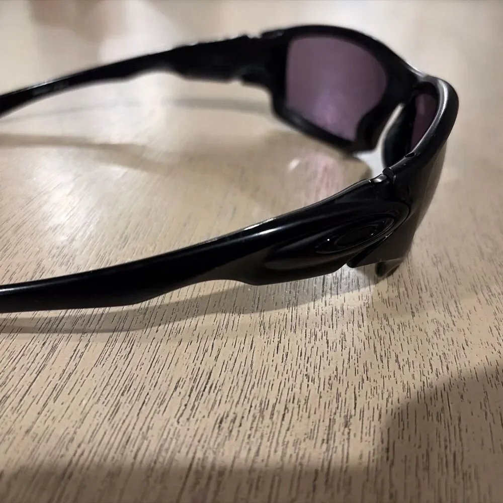 Vtg Oakley Ten X Polarized Sunglassses OO9128-01 61 16 Baseball Cycling Racing